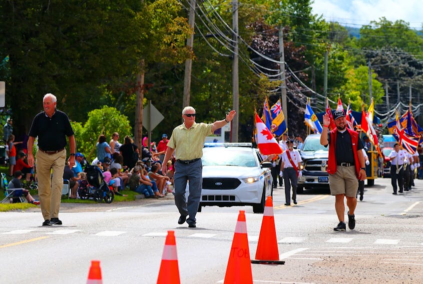 Smiling spectators lined Commercial Street Sept. 2 as the Berwick Gala Days parade passed through town. ADRIAN JOHNSTONE PHOTOS