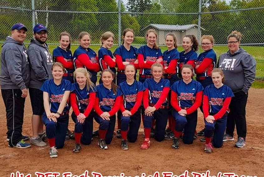 The Re/Max Ravens are at the Eastern Canadian under-14 girls' softball championship.