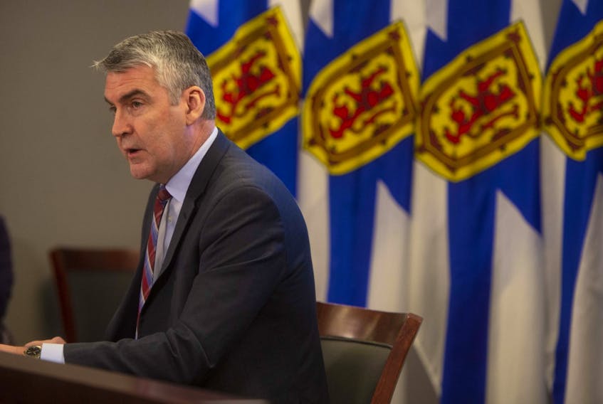Premier Stephen McNeil announces his decision not the extend the deadline for the shutdown of the Boat Harbour effluent facility at a news conference in Halifax on Friday, Dec. 20, 2019.