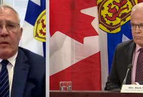 Federal Public Safety Minister Bill Blair and Nova Scotia Justice Minister Mark Furey via teleconference announce an independent review into the circumstances surrounding the Nova Scotia mass shooting and police response Thursday, July 23, 2020.