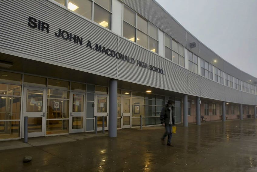 Sir John A. Macdonald High School in Upper Tantallon, N.S., has announced that the school will change its name.....seen Thursday Nov. 12, 2020.