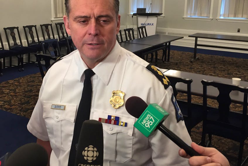 Halifax Regional Police Chief Dan Kinsella talks about Santina Rao’s case at Halifax city hall on Monday, Jan. 20, 2020.