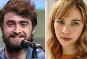 Daniel Radcliffe, most famous for his title role in the Harry Potter movie franchise, and his longtime girlfriend Erin Darke  (Good Girls Revolt, The Marvelous Mrs. Maisel). - Gage Skidmore via Wikimedia, CBC handout