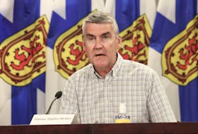 Premier Stephen McNeil speaks during a COVID-19 briefing in Halifax on July 3, 2020.