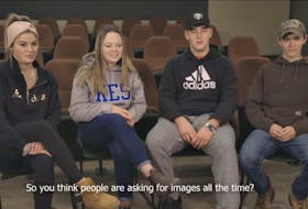 A screengrab from the Nova Scotia's RCMP's video that cautions young people about the consequences of sharing intimate images online.