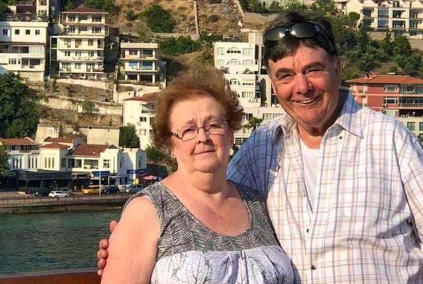 Elaine and Vance Arbeau from Cole Harbour are stranded on the Holland America ship Zaandam off of Florida.
