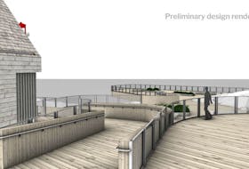 Plans have been unveiled for the installation of a viewing platform over the rocks at Peggys Cove. - Develop Nova Scotia
