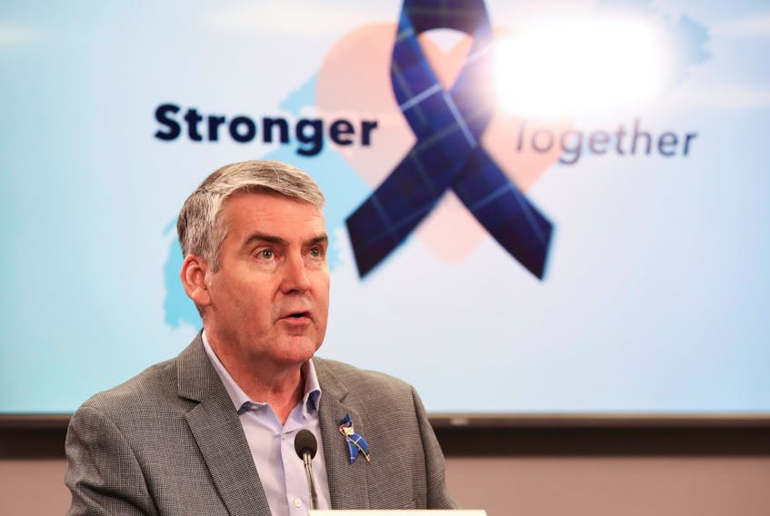 Premier Stephen McNeil provides his daily update to Nova Scotia's on the COVID-19 pandemic on Wednesday, April 22, 2020.