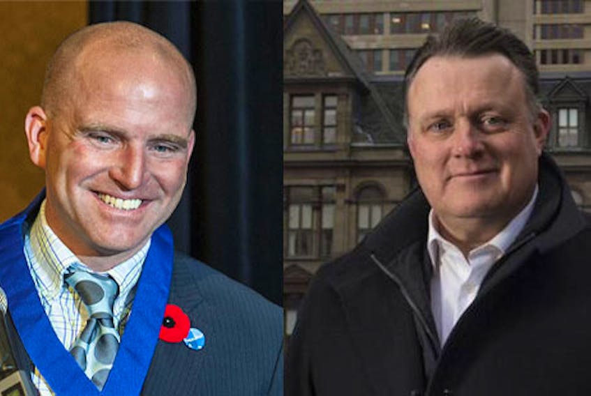 Halifax Coun. Matt Whitman and incumbent Mayor Mike Savage are running for the mayor's job in the October 2020 municipal election.
