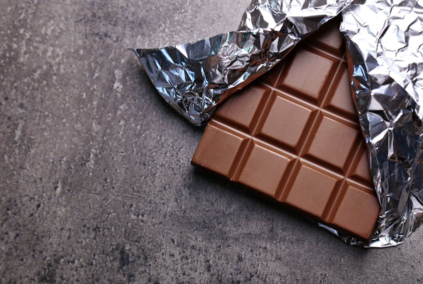 Fair-trade chocolate or chocolate wrapped in foil (recyclable) is an eco-friendly choice for Halloween treats.