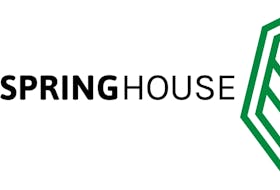Logo for Springhouse, a vegan eatery and retail outlet in Halifax.