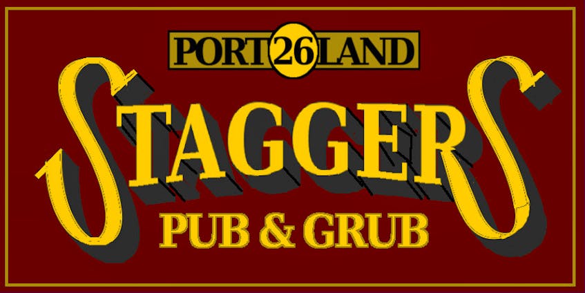 Staggers Pub & Grill logo.