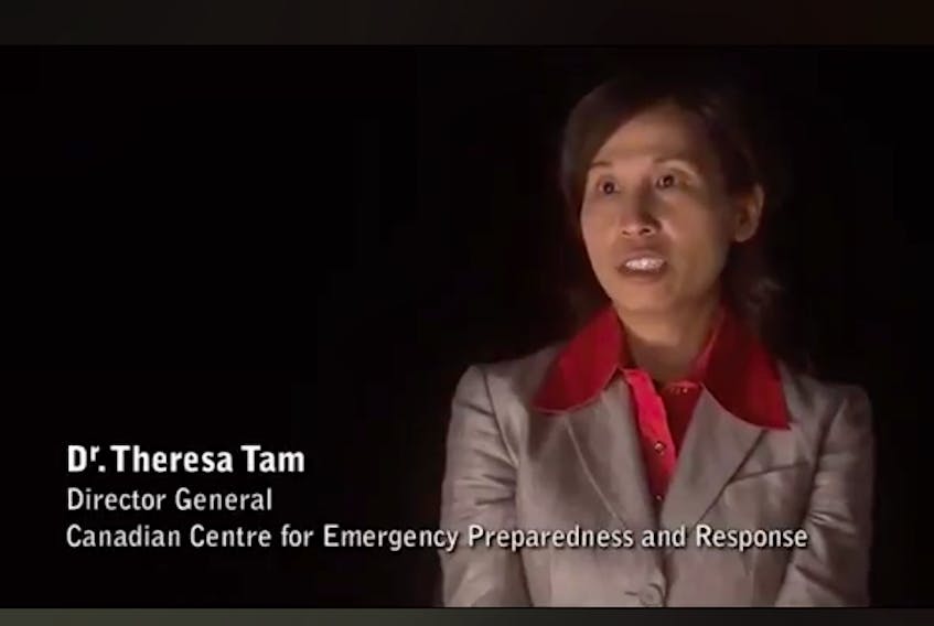Dr. Theresa Tam appears in Outbreak: Anatomy of a Plague.
