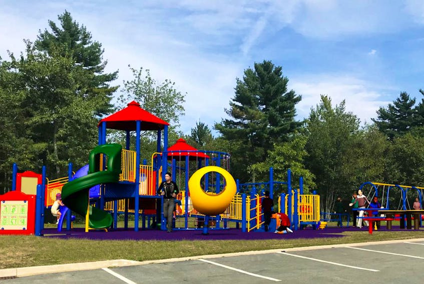 A conceptional photo of what the Queens County Universal Design Inclusive Play Park may look like.