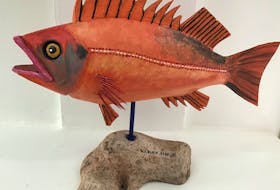 A fish carving from William D. Roach is one of the works which will be on display at the exhibit, Everyday Folk, at the Inverness County Centre for the Arts from Nov. 15-Dec. 19. The exhibit will feature some of the region’s top folk artists including Hélène Blanchet, Murray Gallant, Agnes O’Flaherty, Frank O’Flaherty and Roach, who will be at Sunday's opening from 11 a.m.-1 p.m. The exhibit looks at the idea that folk art is crafted to make meaning out of day-to-day experience. The work features a mixture of woodcarvings, painting and textiles. Due to COVID-19 restrictions, there will be limited capacity in the gallery which will be open Tuesday to Sunday, 11 a.m.-5 p.m. For more information, go to www.invernessarts.com. CONTRIBUTED