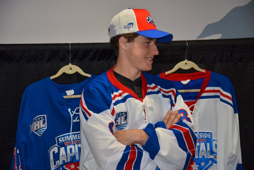 Forward Jonah Jelley of Charlottetown was the Summerside D. Alex MacDonald Ford Western Capitals’ first selection in the Maritime Junior Hockey League Entry Draft on Saturday. The Caps took Jelley in the second round, 21st overall. 