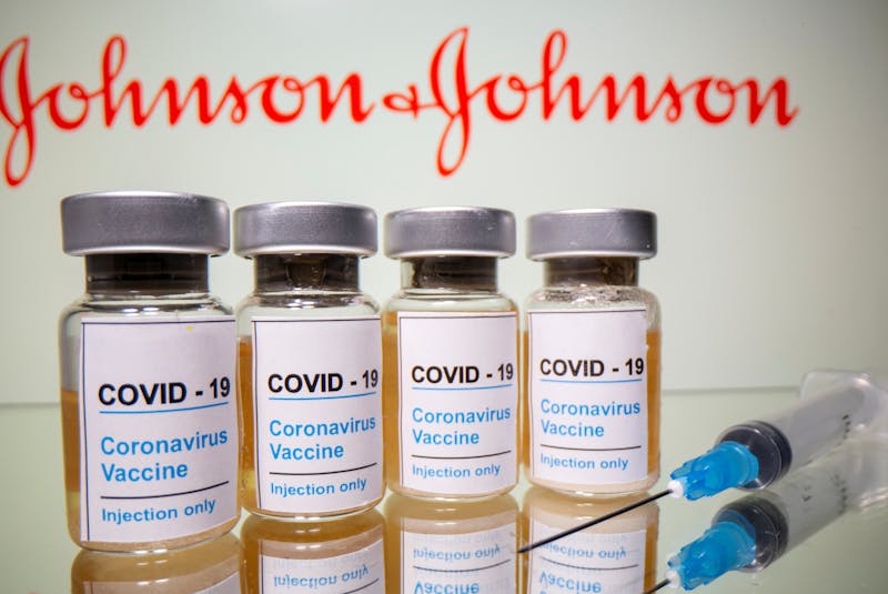  Johnson & Johnson's vaccine has been paused by U.S. health regulators following reports of severe and rare blood clots. - Reuters