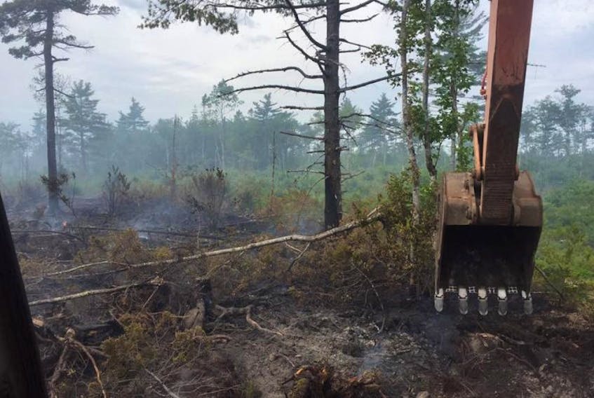 <p>A forest fire around Jordan Falls, Shelburne County burned around 6.1 hectares.</p>
