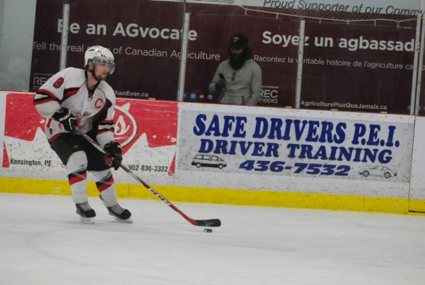 Jordan Mayhew recorded six points for the Kensington Moase Plumbing and Heating Vipers on Sunday night. The Vipers edged the Kent Koyotes 6-5 in an interlocking game between the Island Junior Hockey League and New Brunswick Junior Hockey League teams.