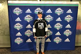 Jordan Spence of Cornwall was drafted by the Los Angeles Kings in the fourth round, 95th overall, of the 2019 National Hockey League Entry Draft in Vancouver on Saturday afternoon.