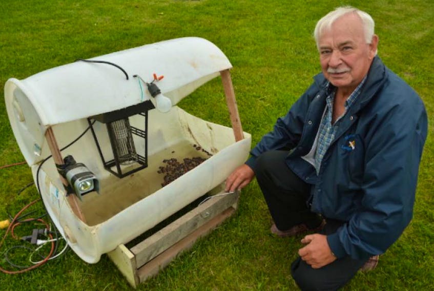 <span class="Normal">Ron Rayner has developed a June bug trap, ‘the exterminator’, which he has been using to trap and kill the nuisance bugs.</span>
