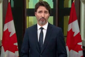 Prime Minister Justin Trudeau speaks to Canadians regarding the COVID-19 pandemic on national television, September 23, 2020.