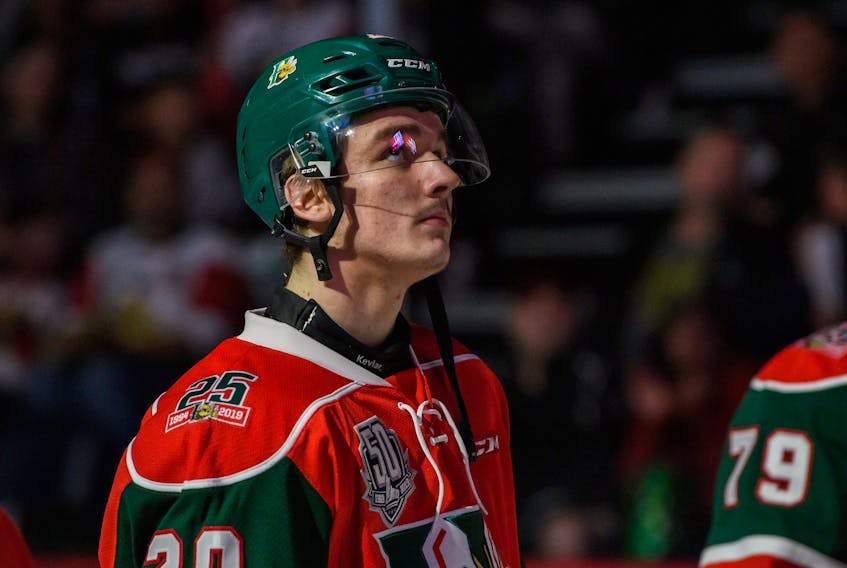 The Colorado Avalanche drafted Halifax Mooseheads defenceman Justin Barron 25th overall on Tuesday. (CONTRIBUTED/QMJHL)