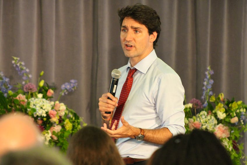 Trudeau sent a stronger than usual message as he alluded the near-trade war Canada and the United States are currently embroiled in. "We're standing up for Canada," he said.