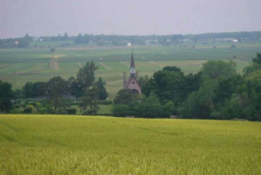 The Acadian Société Nationale l’Assomption vowed to raise funds to build the memorial church at Grand Pre one hundred years ago today.