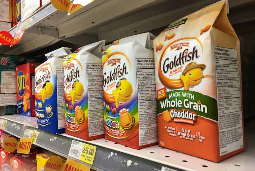 Many shelves stocking varieties of Pepperridge Farm goldfish crackers are now missing one – the Goldfish Flavour Blasted Xtreme Cheddar Crackers, which were recalled July 23 by the Canadian Food Inspection Agency.