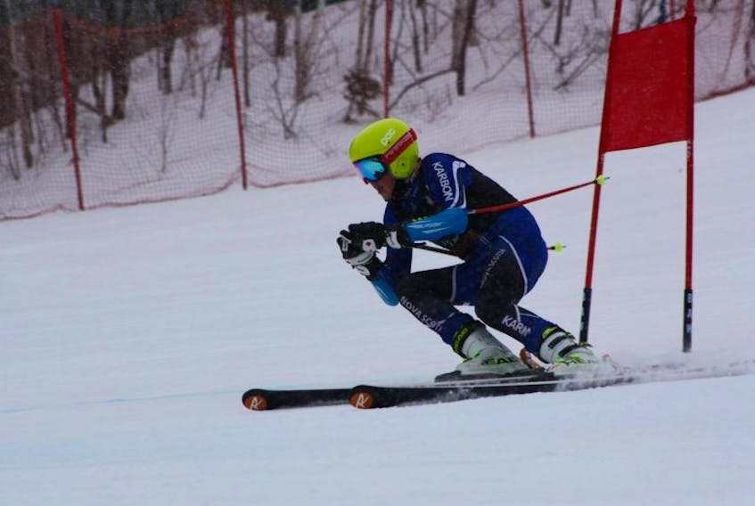 Shane Sommer, 12, of Port Williams, has qualified for the U14 Can-Am Championships in Alpine Ski Racing.