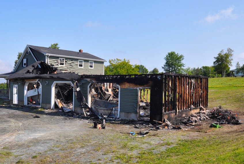 A structure fire on Prospect Road was called in shortly before 10 p.m. August 26. Crews from Waterville responded, with mutual aid from Kentville, New Minas and Berwick departments.