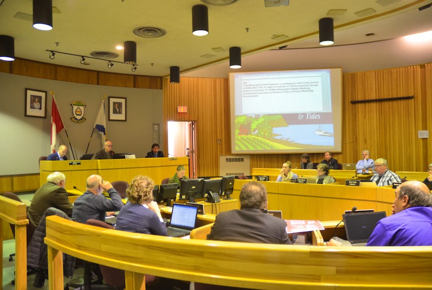 Kings County council votes to approve a contingency fund for the new municipal complex construction project at a special meeting on Jan. 10.