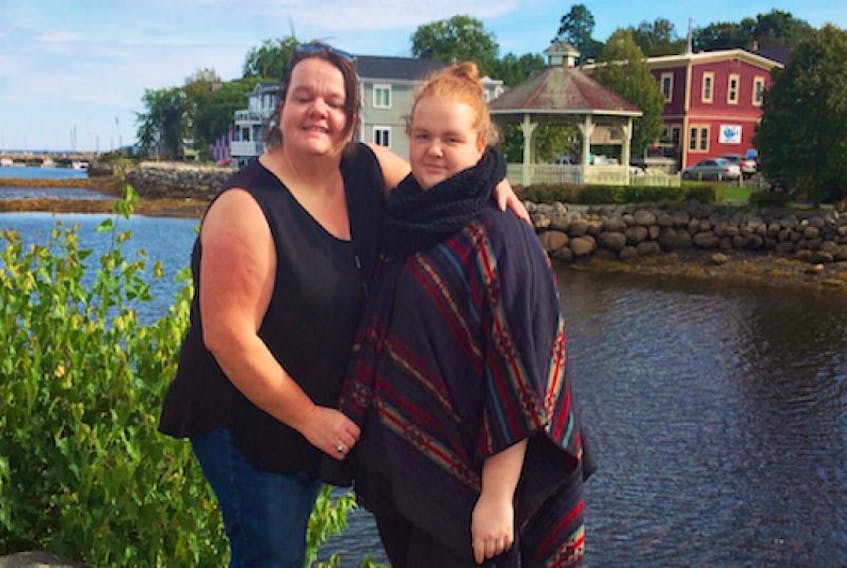 Mother, daughter duo Barbara and Haylie Arenburg have been in the IWK Health Centre in Halifax since April 19. Haylie, an 18-year-old NKEC student, is undergoing treatments for leukemia.