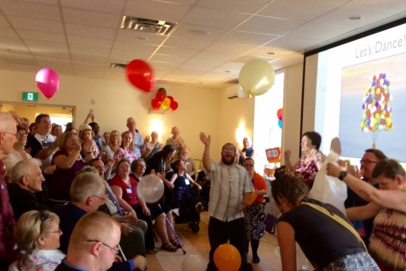 Candles dance and song mark opening of L Arche Homefires building