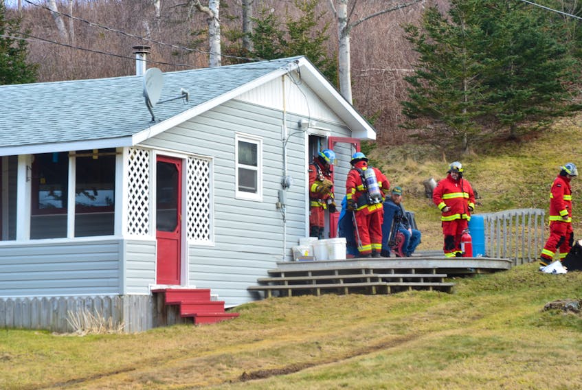 Berwick firefighters responded to the scene of a fire in the kitchen of a home on Harbourville’s Long Point Road midafternoon on Feb. 16.