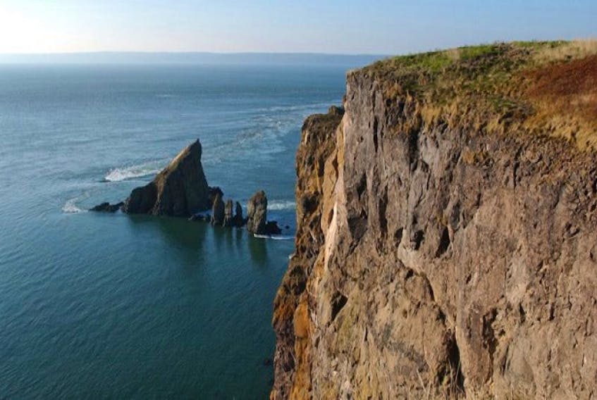 Cape Split is one of the scenic vistas that dot the Bay of Fundy and might be impacted by tanker traffic.
