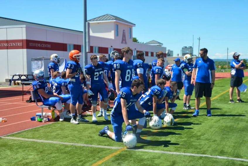 The Under-16 Nova Scotia team was victorious over New Brunswick at the football Maritime Challenge at Acadia University’s Raymond Field on June 25.