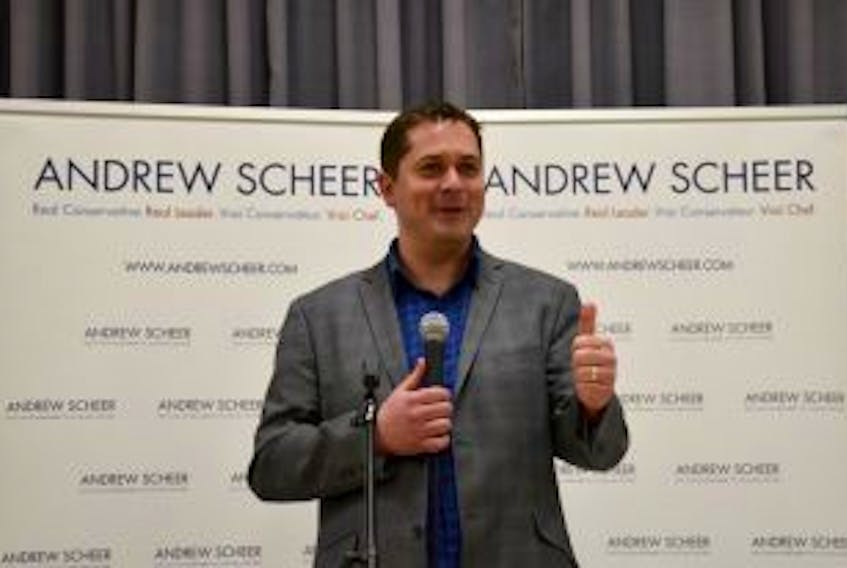 ['Andrew Scheer said he’s hoping to rebuild federal conservative support for the 2019 election, when he hopes to be party leader.']