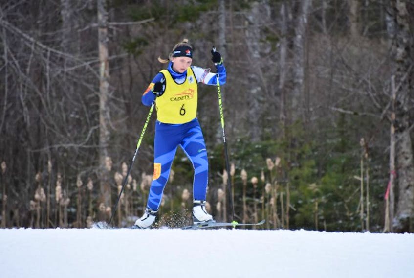 Emma Hatchard earned top marks for her efforts at the provincial cadet biathlon tournament at Ski Martock and will be on her way to nationals.