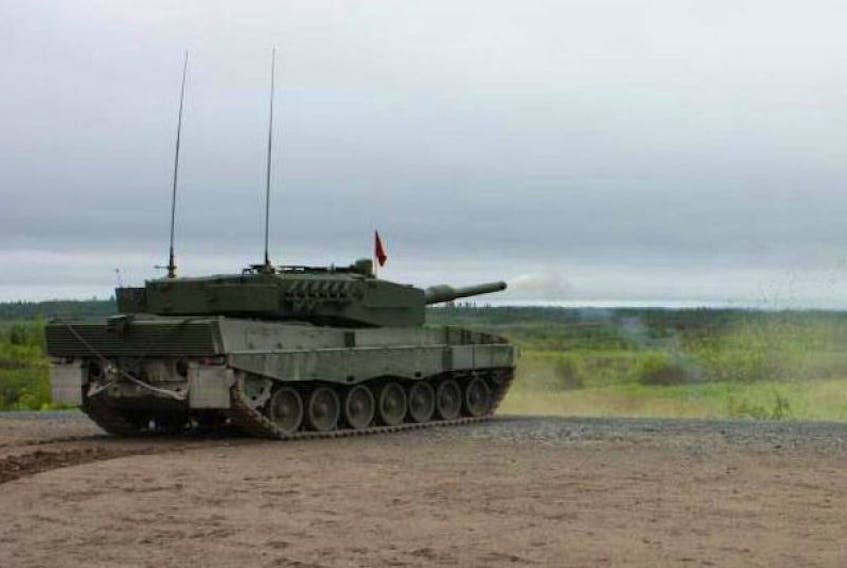 Pictured is a Leopard 2A4 Tank, similar to the one being considered for display at Victoria Park by Windsor Town Council.