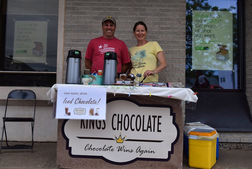 Kentville residents Kerri and Jeff Goode have been handmaking and wrapping assorted chocolate treats from their home to sell at the Kentville Farmers’ Market since February 2018 and are now expanding to open a storefront.