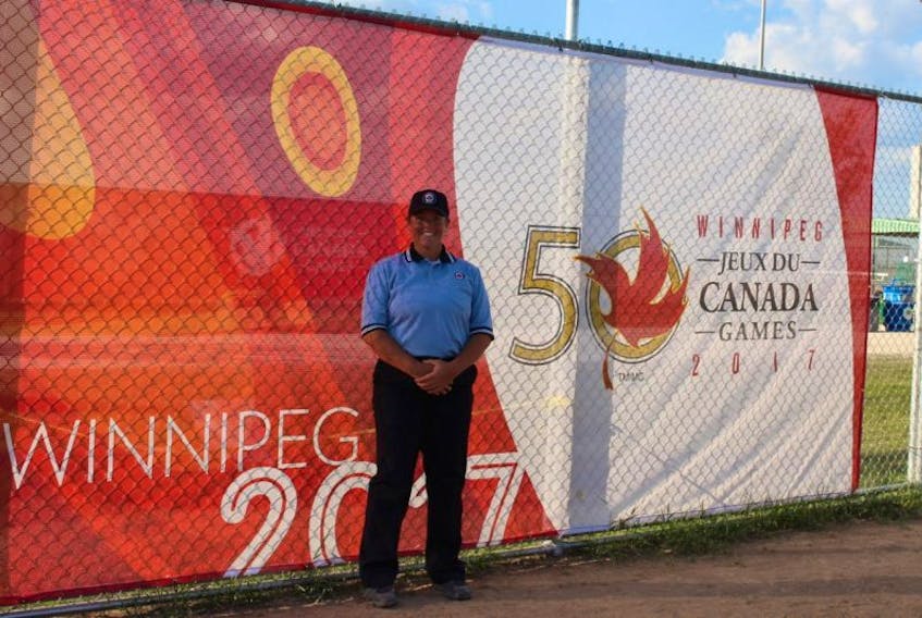 Kearney O'Keefe of St. John's has been assigned to the umpiring crew for today's Canada Summer Games women's fastpitch final, the final competitive event of the Winnipeg Games. It will br the 13th contest that O'Keefe has worked this week.