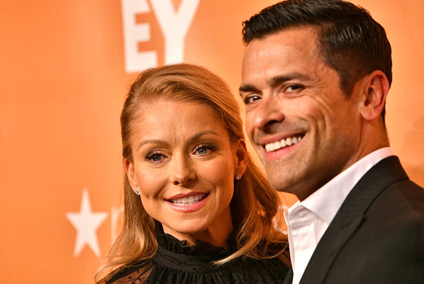 NEW YORK, NEW YORK - JUNE 17: Champion Award Honorees Kelly Ripa and Mark Consuelos attend TrevorLIVE NY 2019 at Cipriani Wall Street on June 17, 2019 in New York City. (Photo by Craig Barritt/Getty Images  for The Trevor Project)