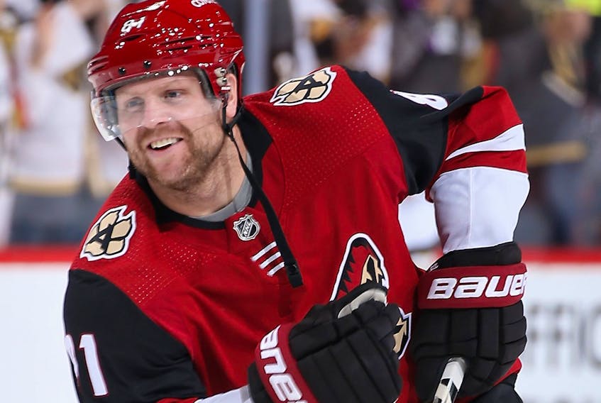 Phil Kessel of the Arizona Coyotes. (CHRISTIAN PETERSEN/Getty Images)
