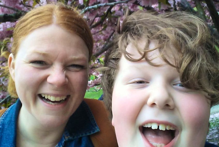 Ten-year-old Xavier Pierson, shown here in a selfie with his mother, Sarah Smellie, thinks his mom came up with a good idea when she created "You Could Do This Too," a series of video chats for kids, allowing them to pick the brains of some accomplished, skilled and talented local people doing cool things.