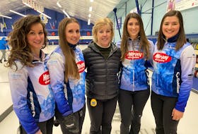  The Mayflower rink of skip Jill Brothers, left, third Erin Carmody, fifth Kim Kelly, second Jenn Brine and lead Emma Logan will represent Nova Scotia at the Scotties Tournament of Hearts in Calgary, beginning Feb. 19 Contributed