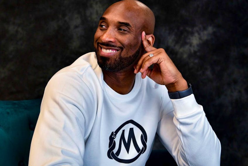 Kobe Bryant poses for a portrait inside of his office in Costa Mesa, Calif., on Jan. 17, 2020.  (HARRISON HILL/USA TODAY files)