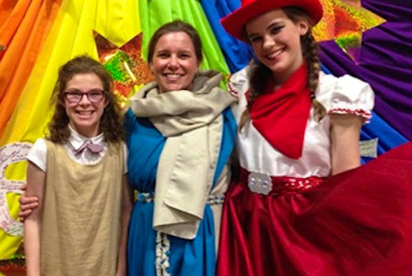 There are many inclusive activities in the community for youth with special needs. Nora Stevenson, 12, of Kentville, recently was in Stage Prophets' production of Joseph and the Amazing Technicolor Dreamcoat with her mom Jody and sister Anna.