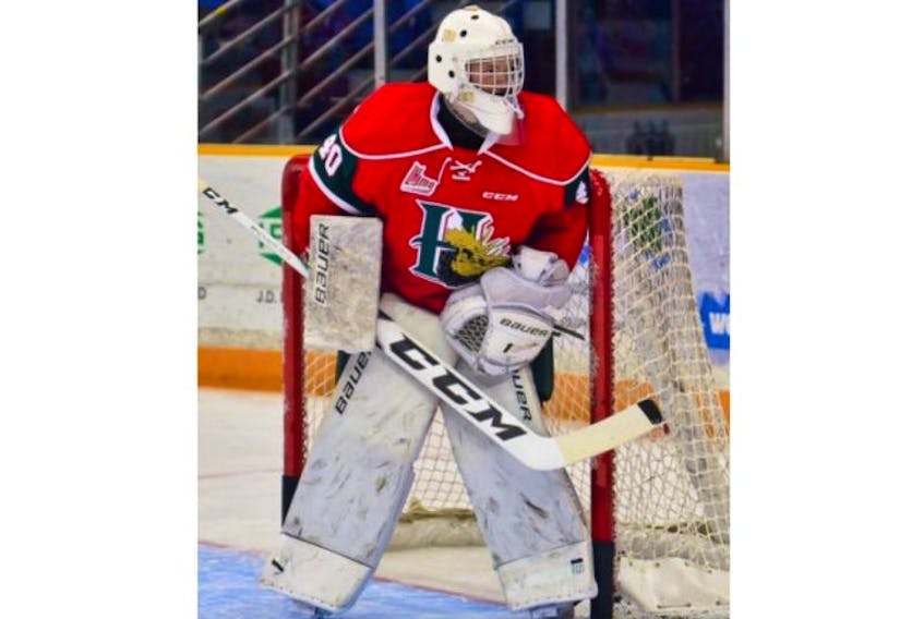 Lequille resident Cole McLaren, a Halifax Mooseheads prospect, has been receiving a lot of attention via social media after making 86 saves in net for the major midget Valley Wildcats during a playoff game March 5.